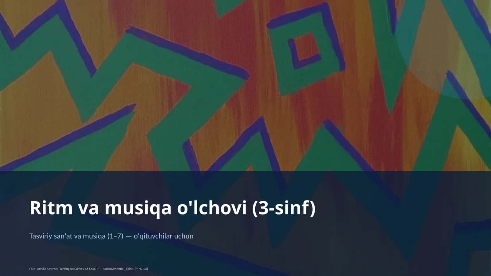 Tasviriy san'at va musiqa (1–7)