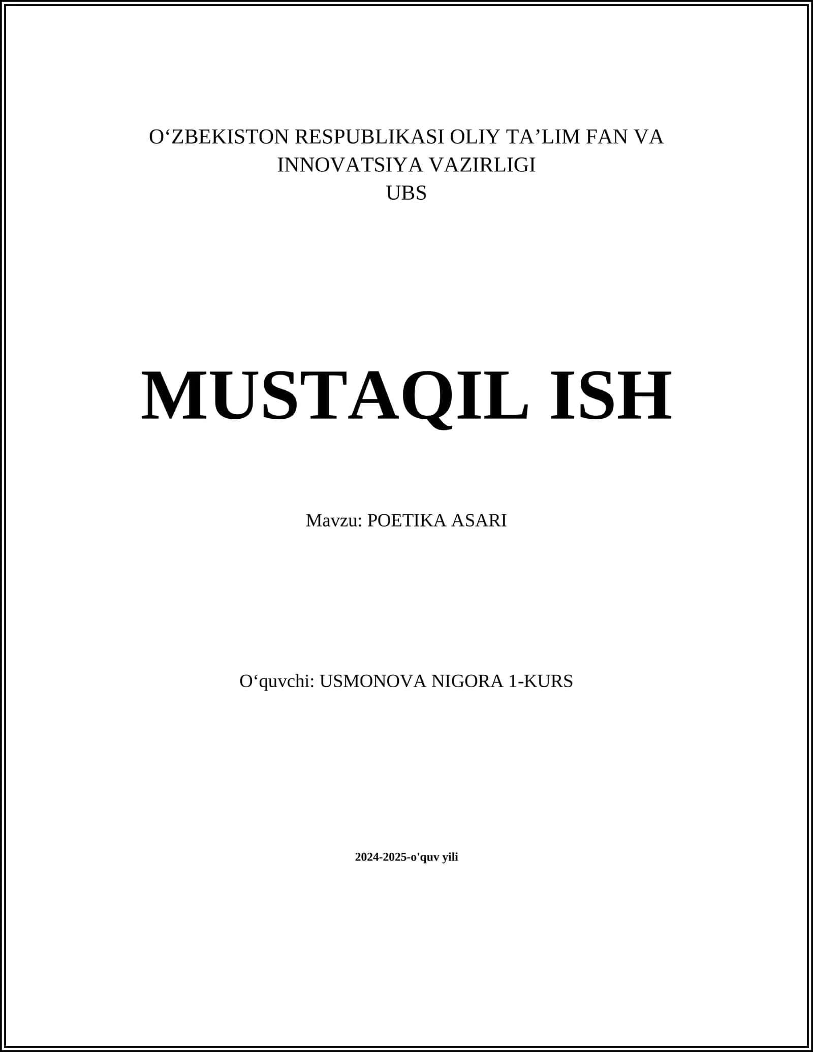 POETIKA ASARI