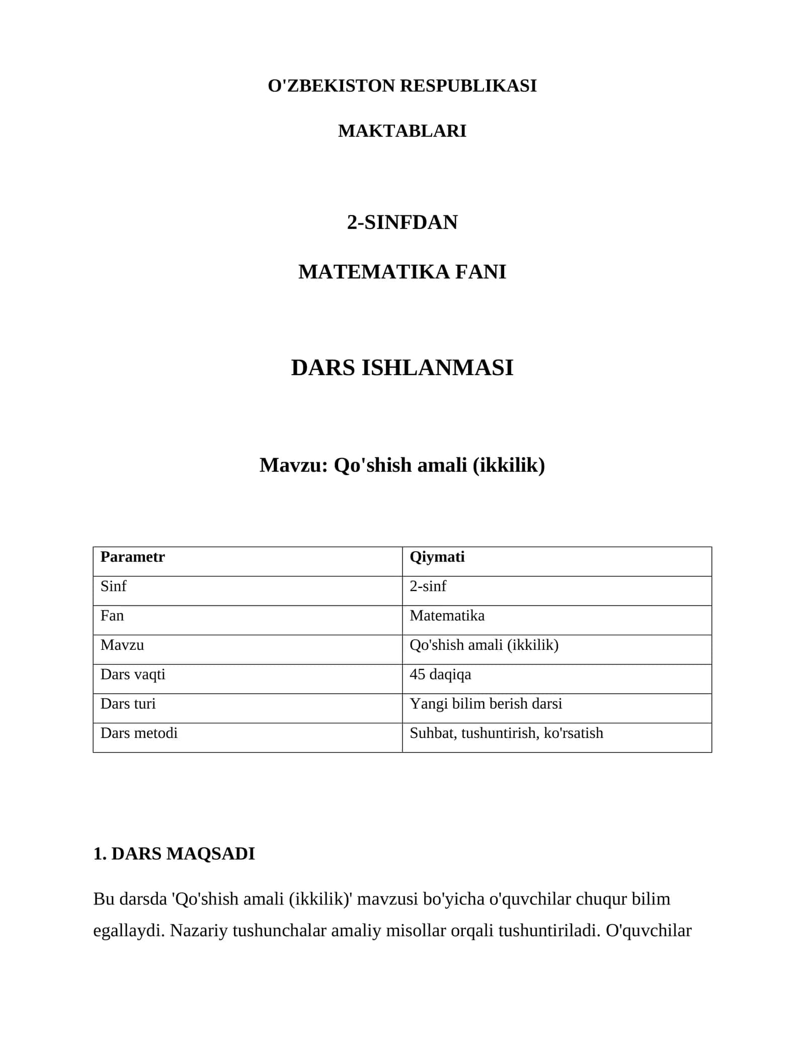 Qo'shish amali (ikkilik)
