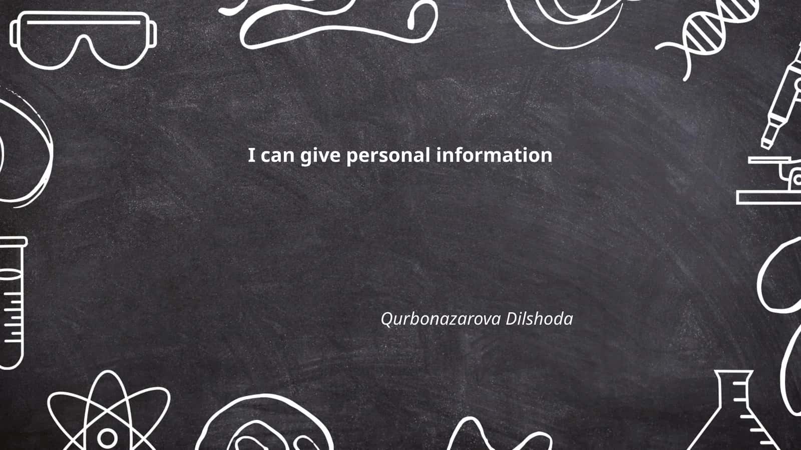 Personal Information