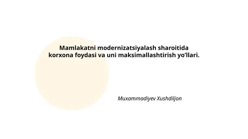 Korxona foydasini oshirishda innovatsion texnologiyalarni joriy etish strategiyalari