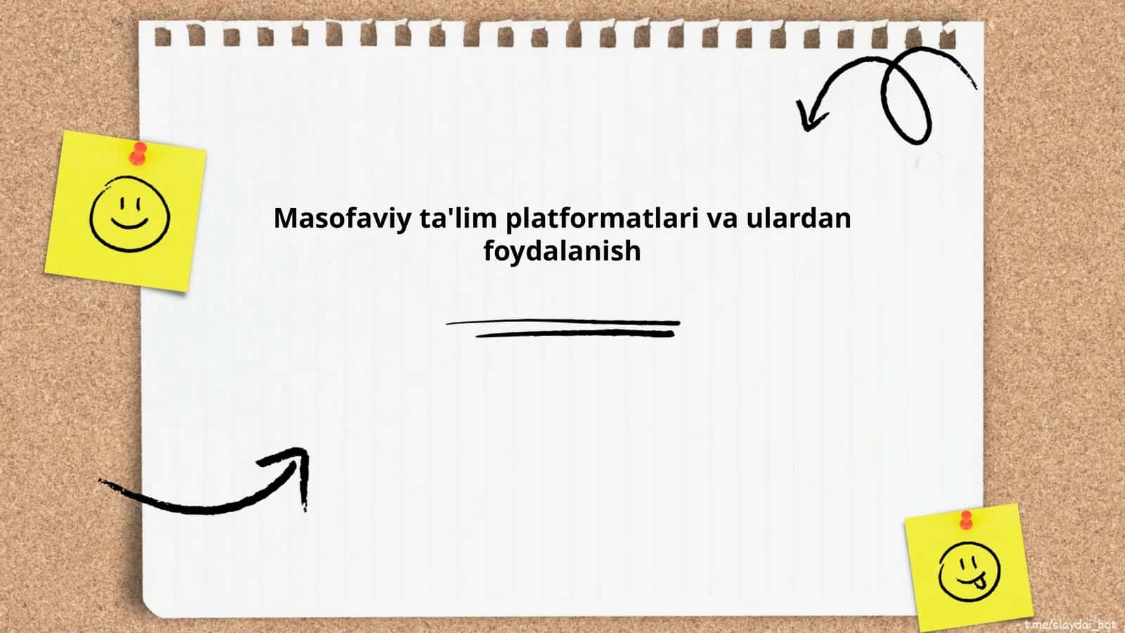 Masofaviy ta'lim platformalari va ulardan foydalanish