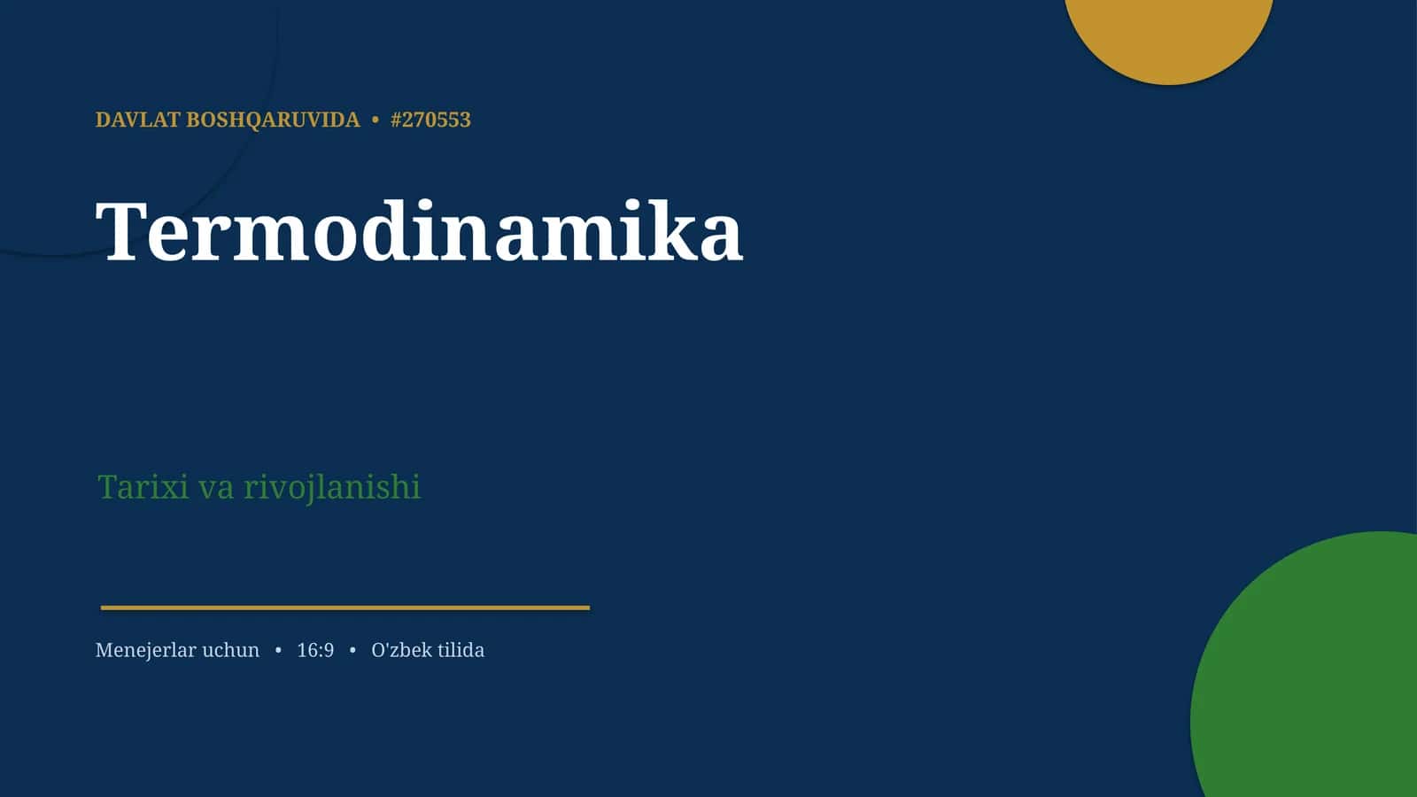 Termodinamika