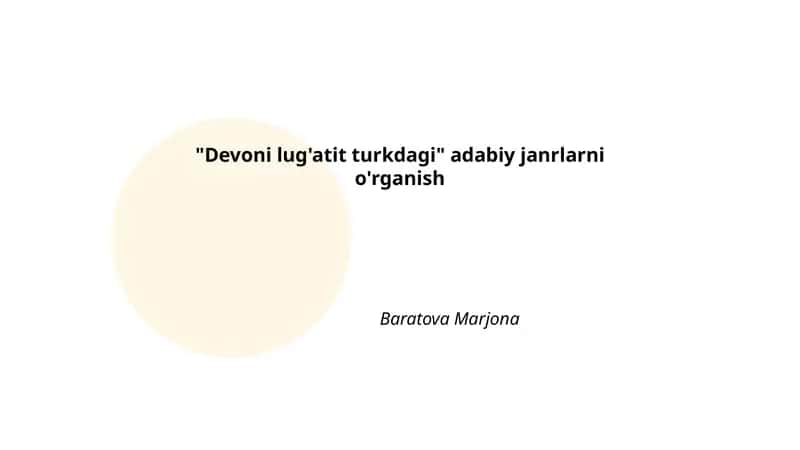 Devoni lug'atit turkdagi