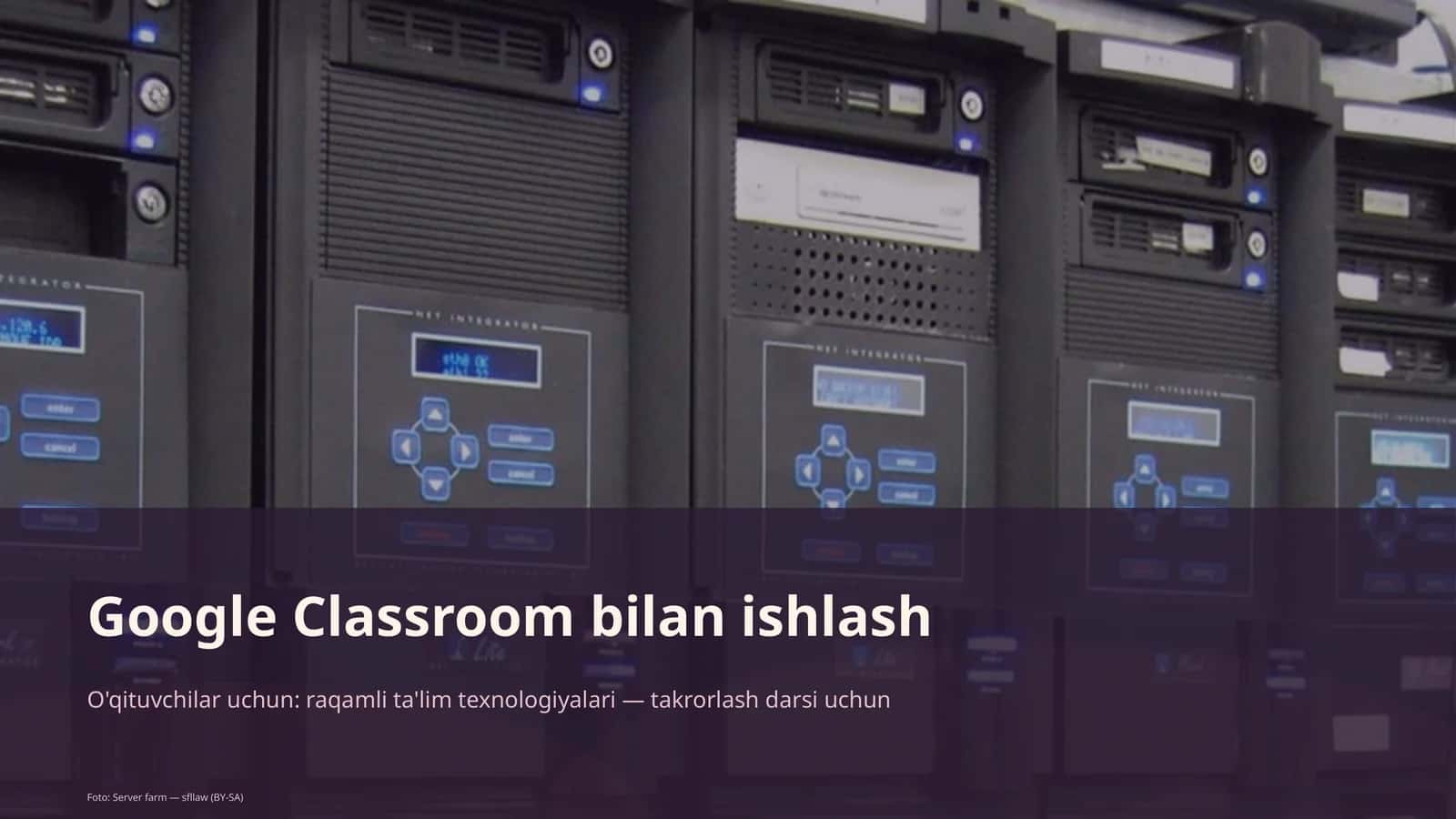 Google Classroom bilan ishlash