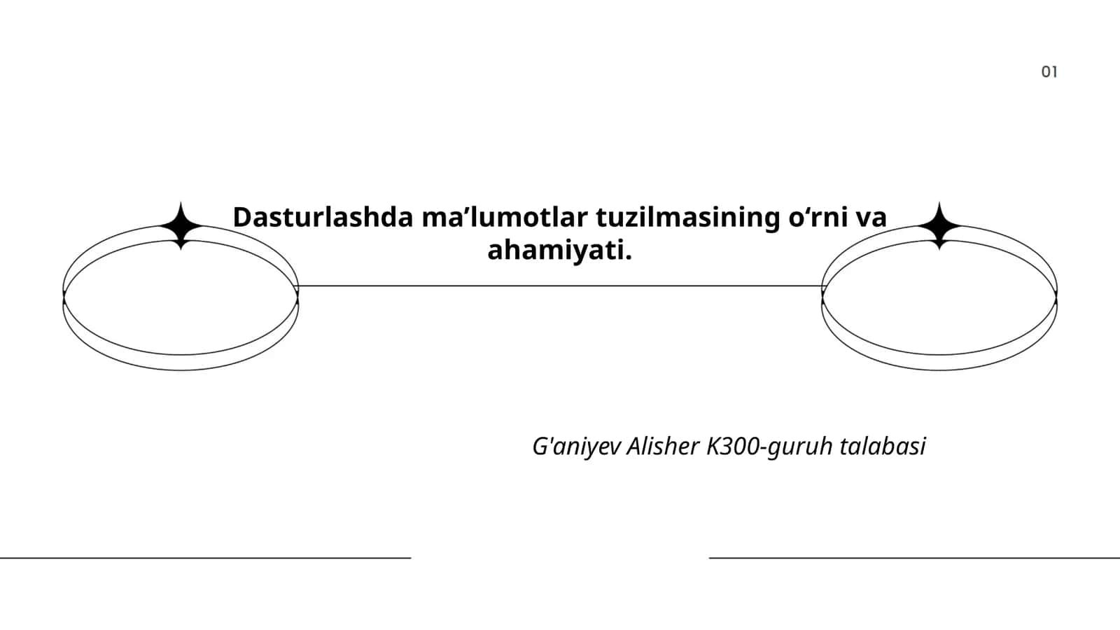 Ma'lumotlar tuzilmalari (Data Structures)
