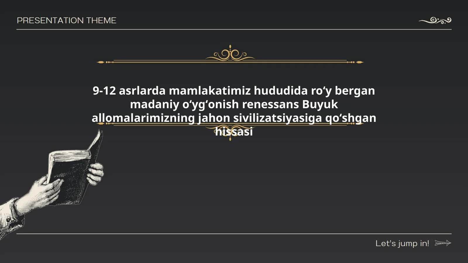 Movarounnahr va Xorazmdagi madaniy uyg'onish jarayoni