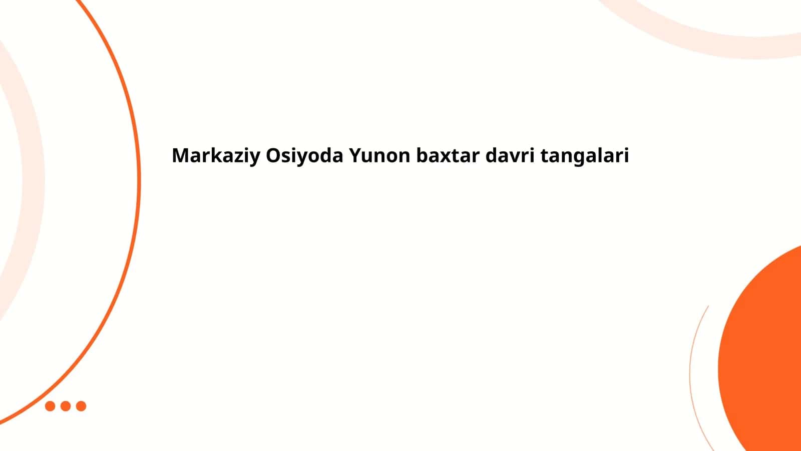 Yunon baxtar davri tangalari