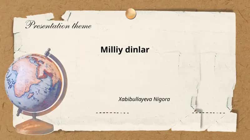 Milliy dinlar