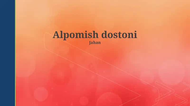 Alpomish dostoni