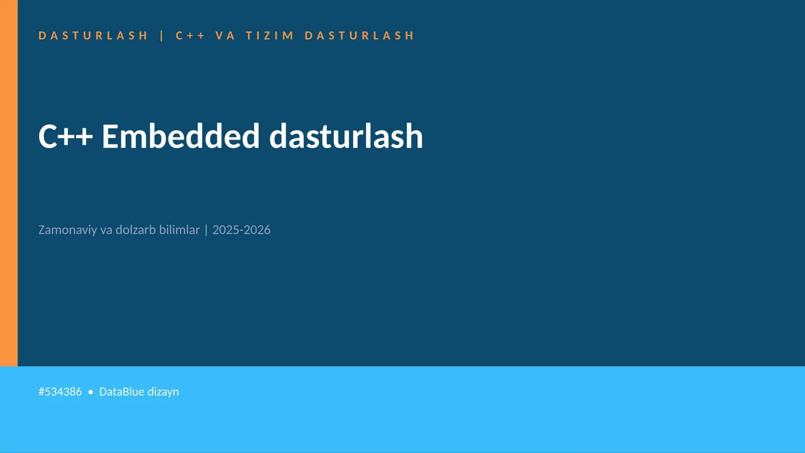 C++ Embedded dasturlash