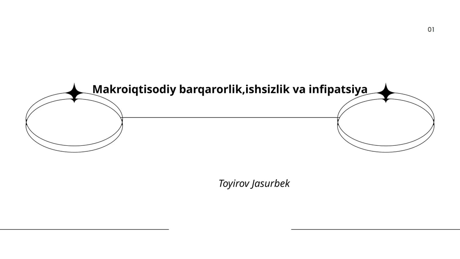 Makroiqtisodiy barqarorlik,ishsizlik va infipatsiya