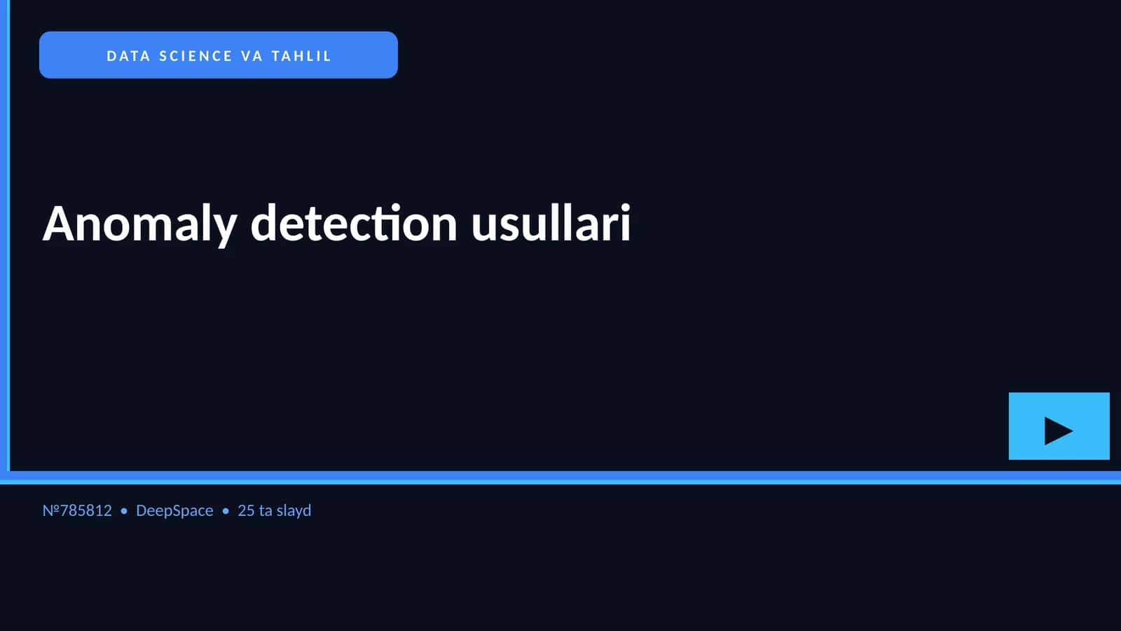 DATA SCIENCE VA TAHLIL