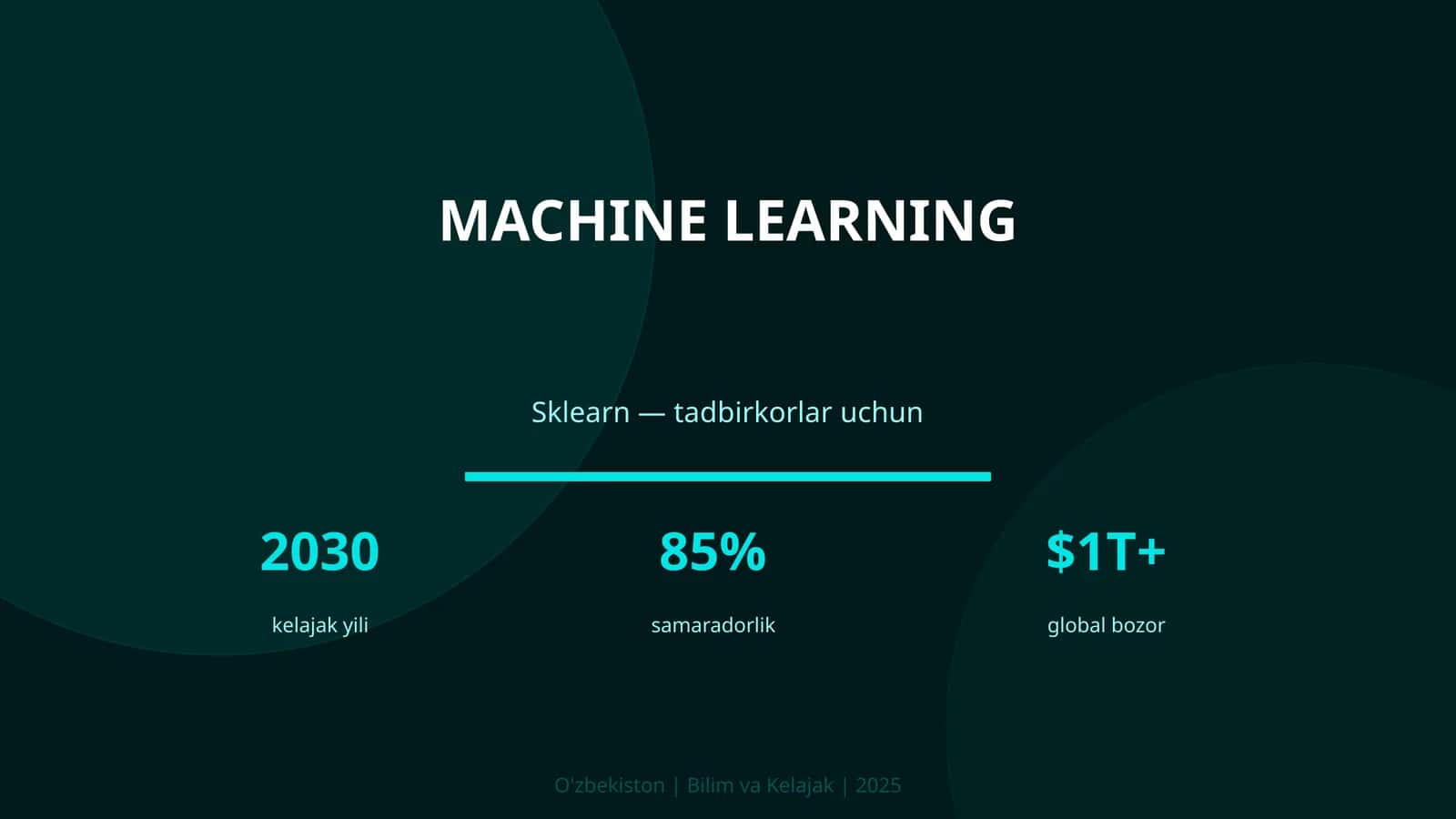 MACHINE LEARNING