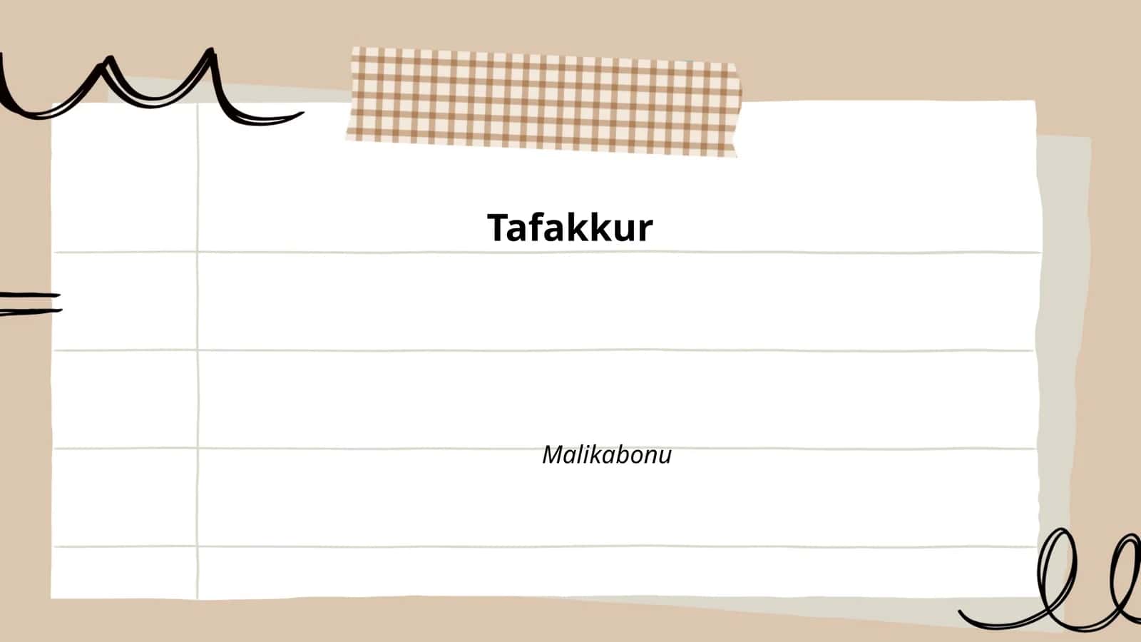 Tafakkur