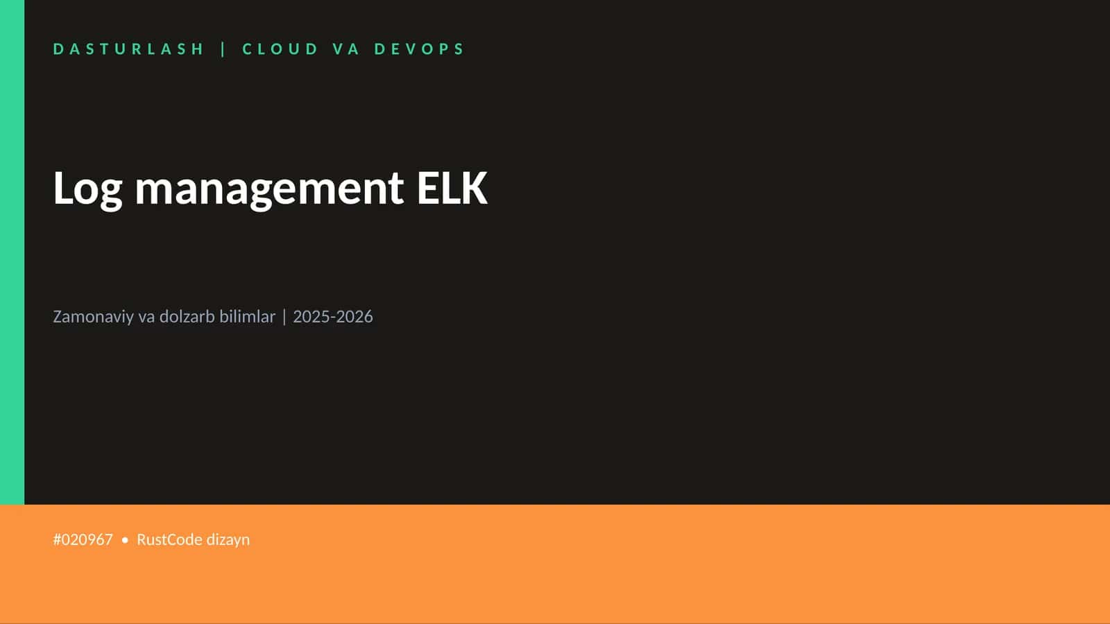 Log management ELK