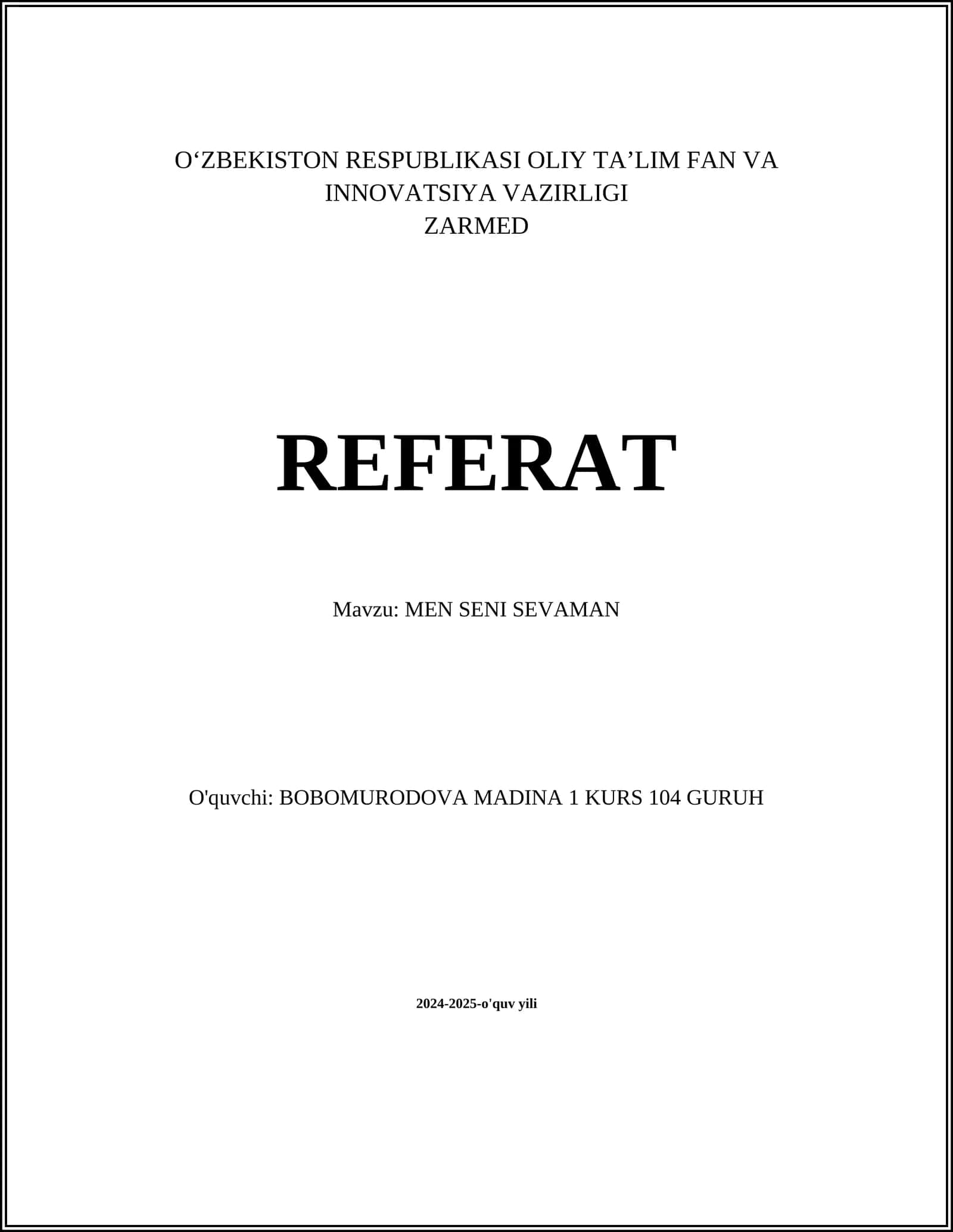 MEN SENI SEVAMAN