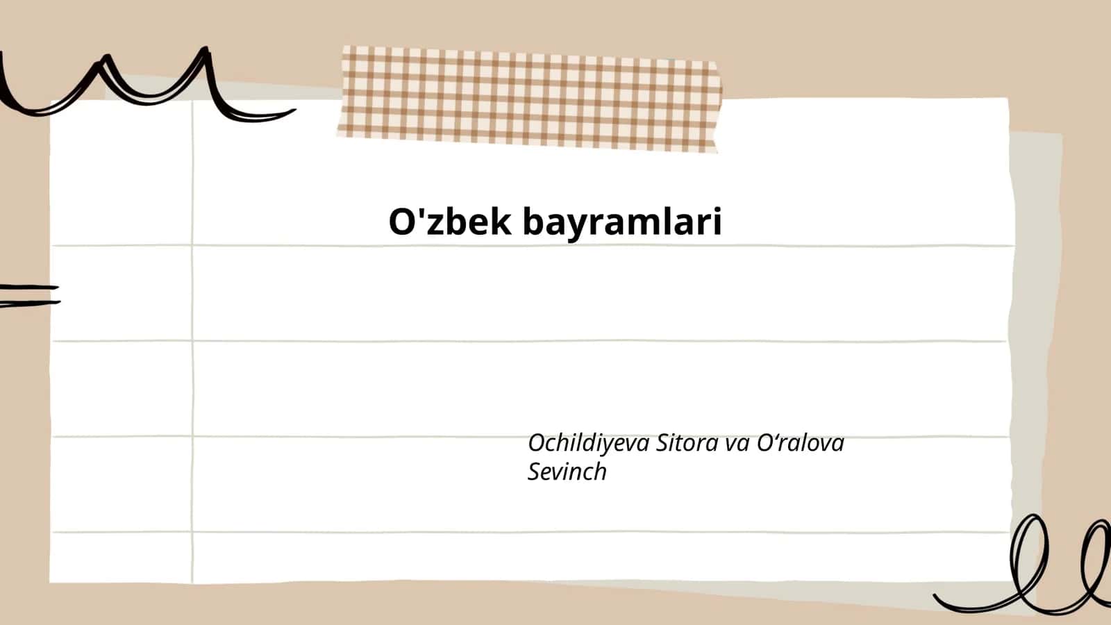 O'zbek bayramlari