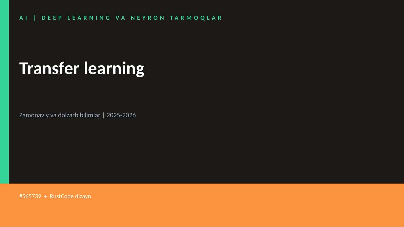Transfer Learning