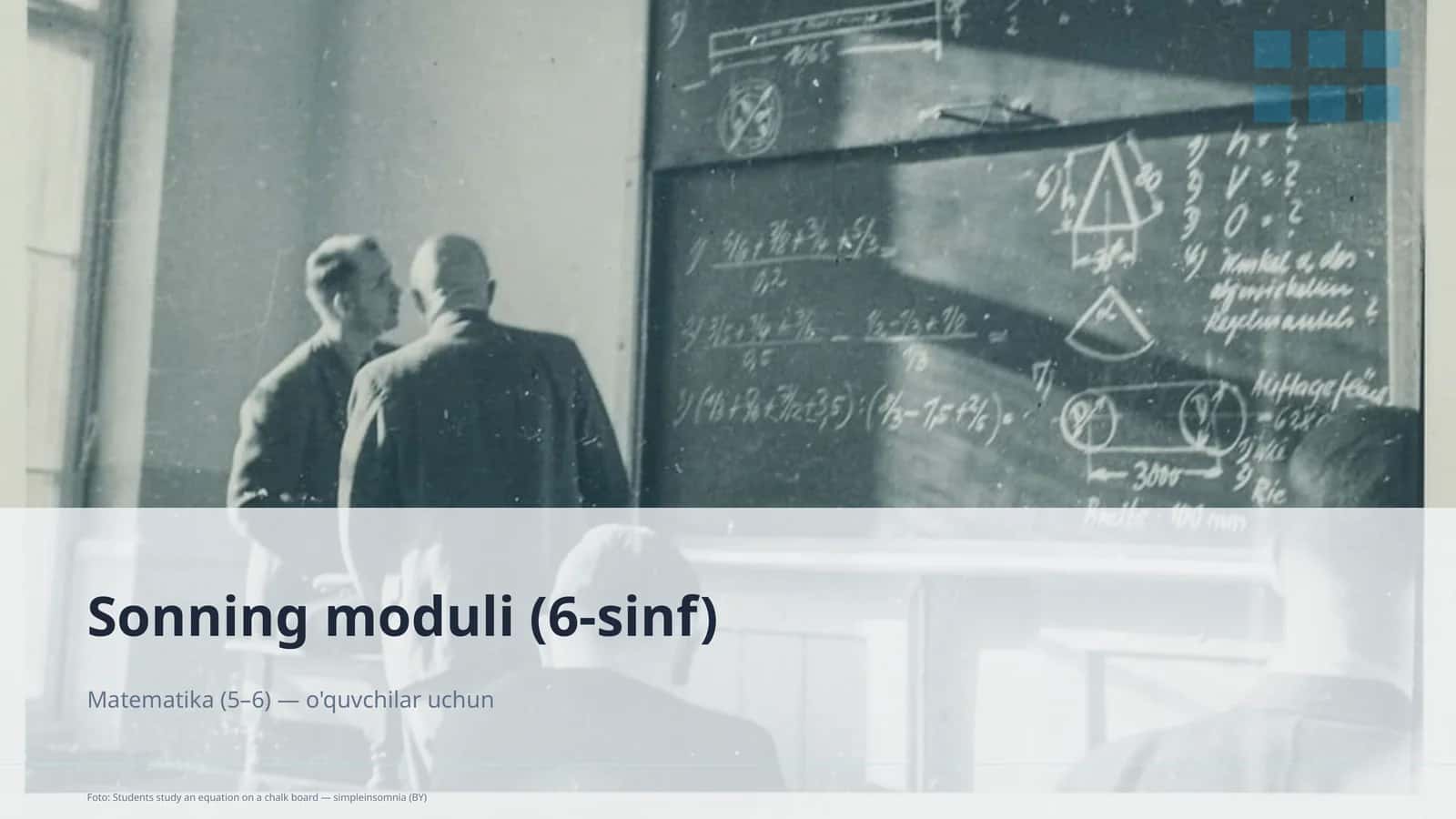 Sonning moduli (6-sinf)