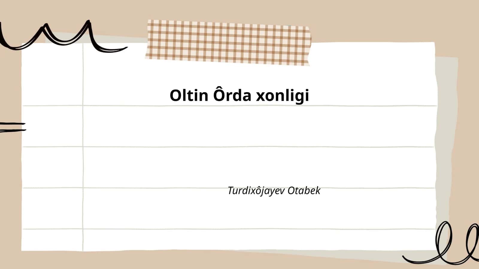 Oltin Ôrda xonligi