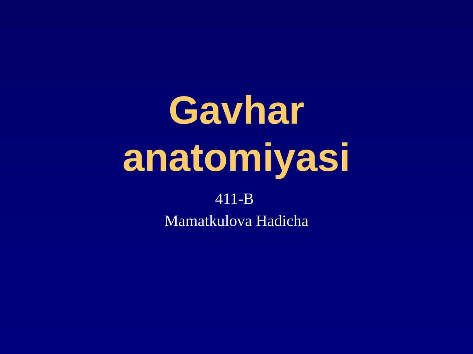 Gavharanatomiyasi