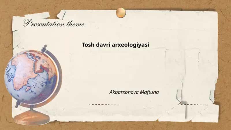 Paleolit davri arxeologiyasi
