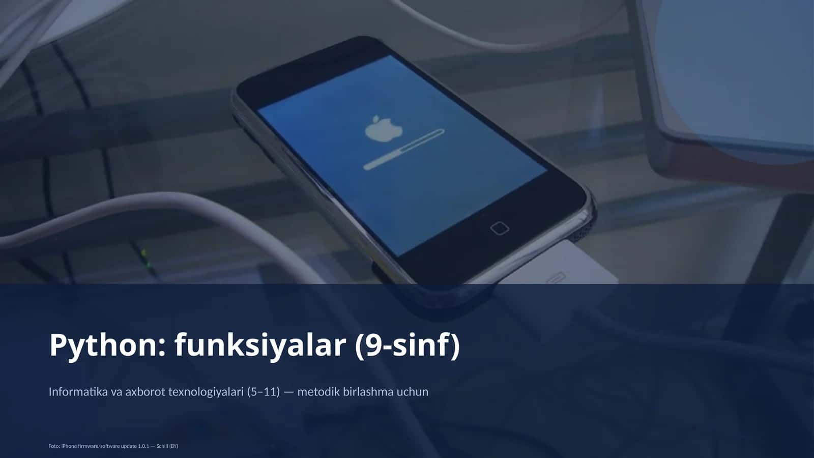 Python: funksiyalar (9-sinf)