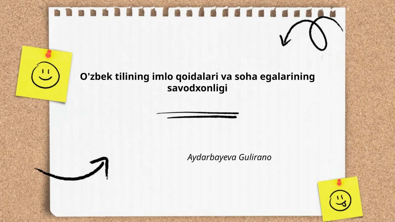 Oʻzbek tilining imlo qoidalari va soha egalarining savodxonligi