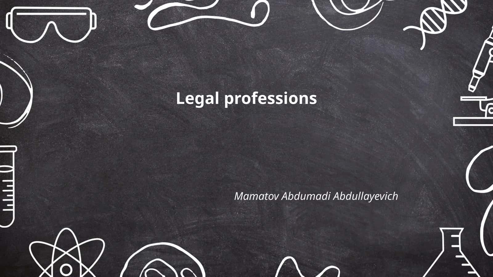 Legal Professions