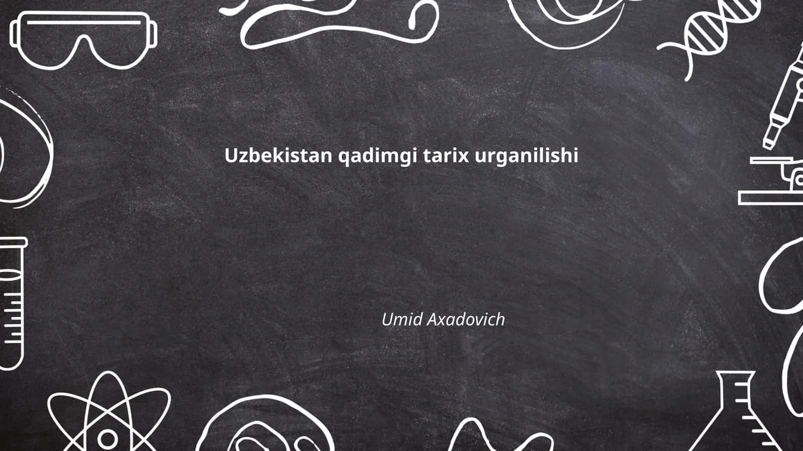 O`zbekiston qadimgi tarixi