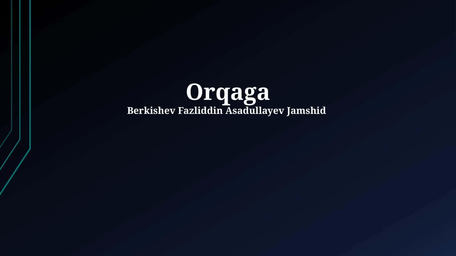 Orqaga
