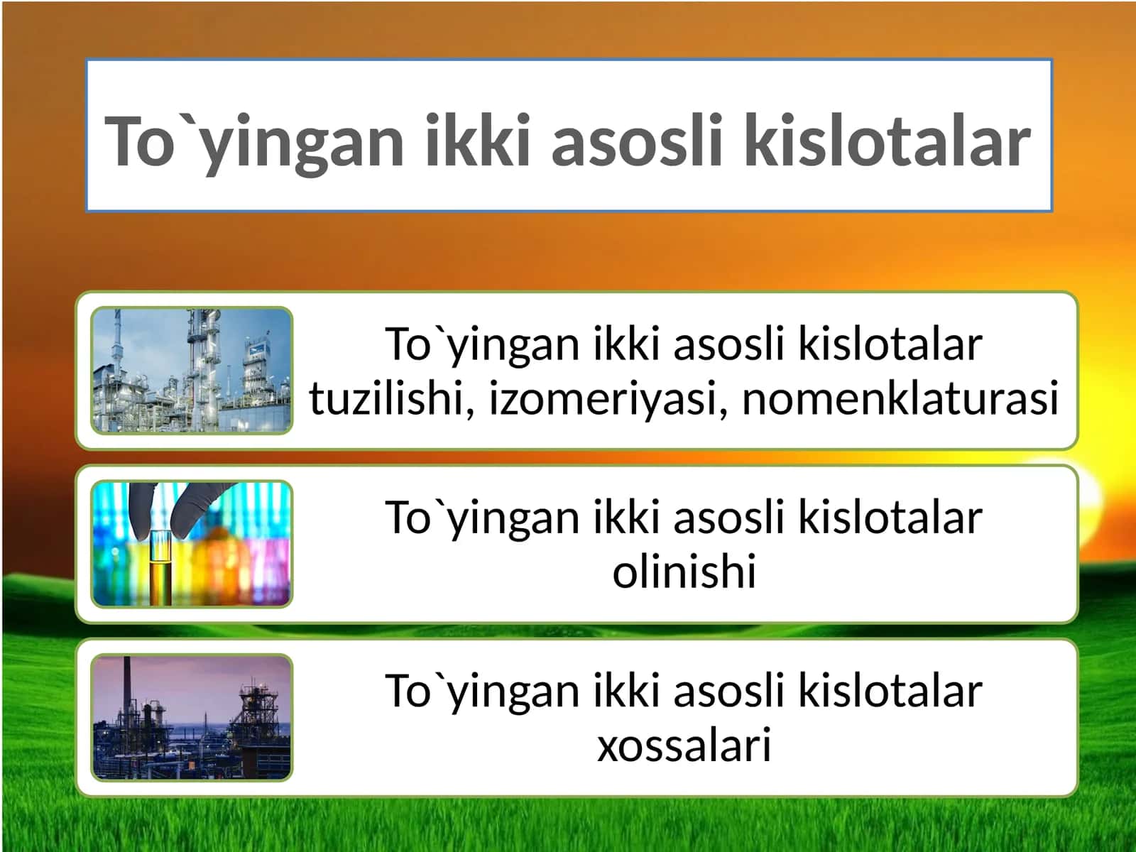 To`yingan ikki asosli kislotalar