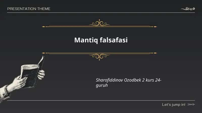 Mantiq falsafasi