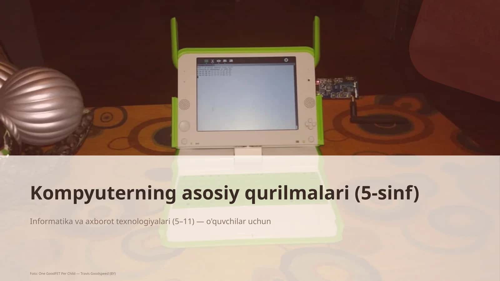 Kompyuterning asosiy qurilmalari (5-sinf)