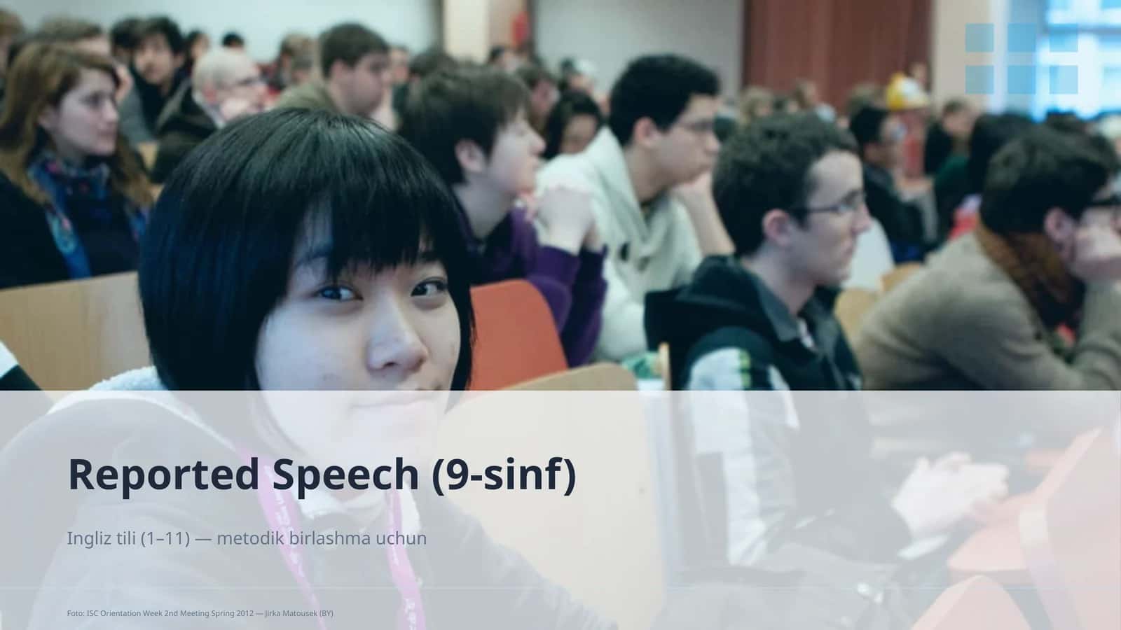 Reported Speech (9-sinf)