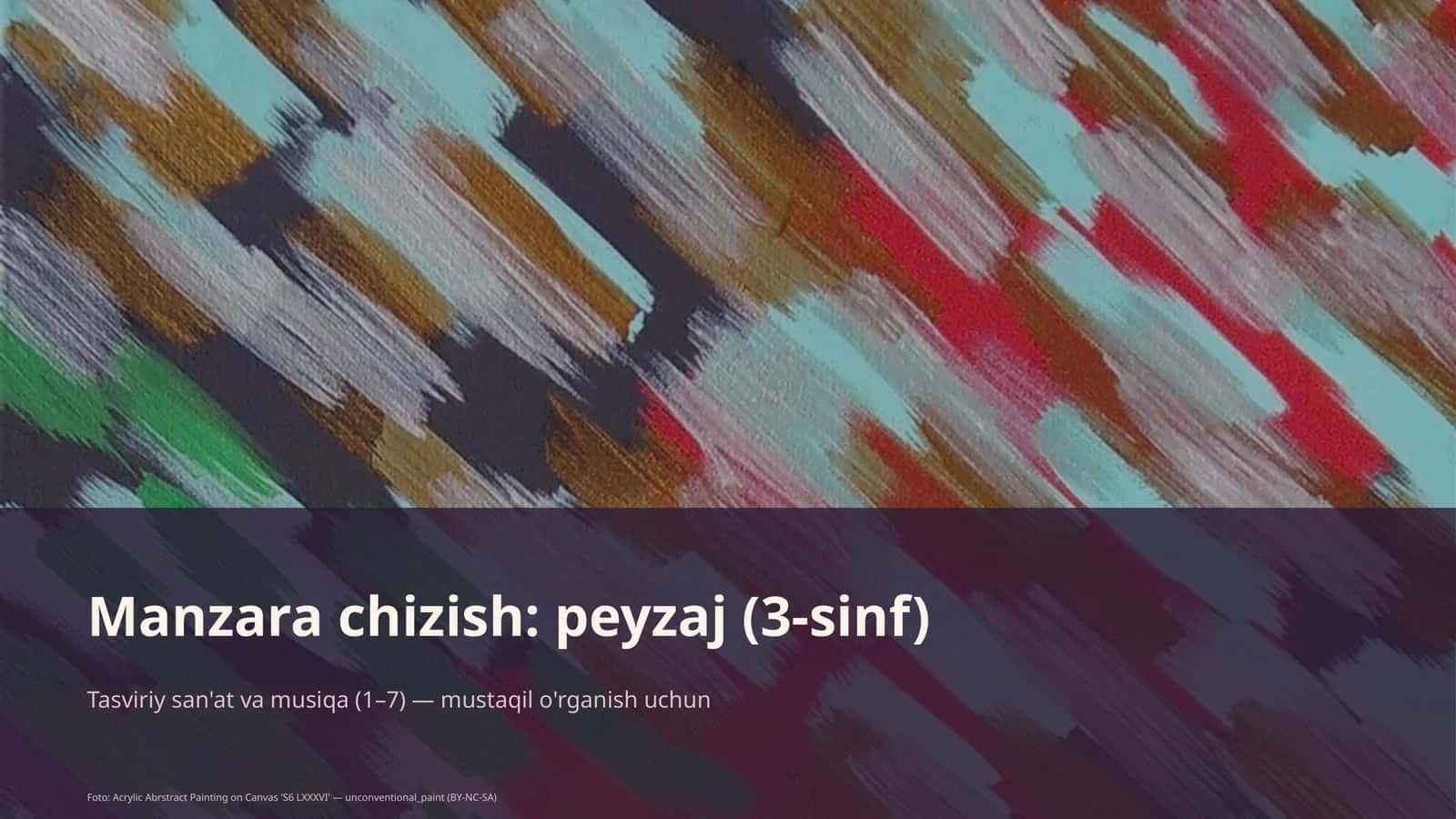 Tasviriy san'at va musiqa (1–7)