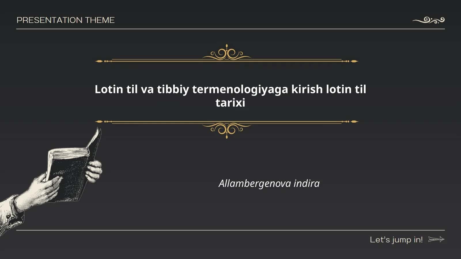 Lotin til va tibbiy termenologiyaga kirish lotin til tarixi