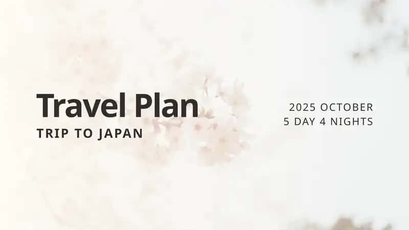 Trip to Japan