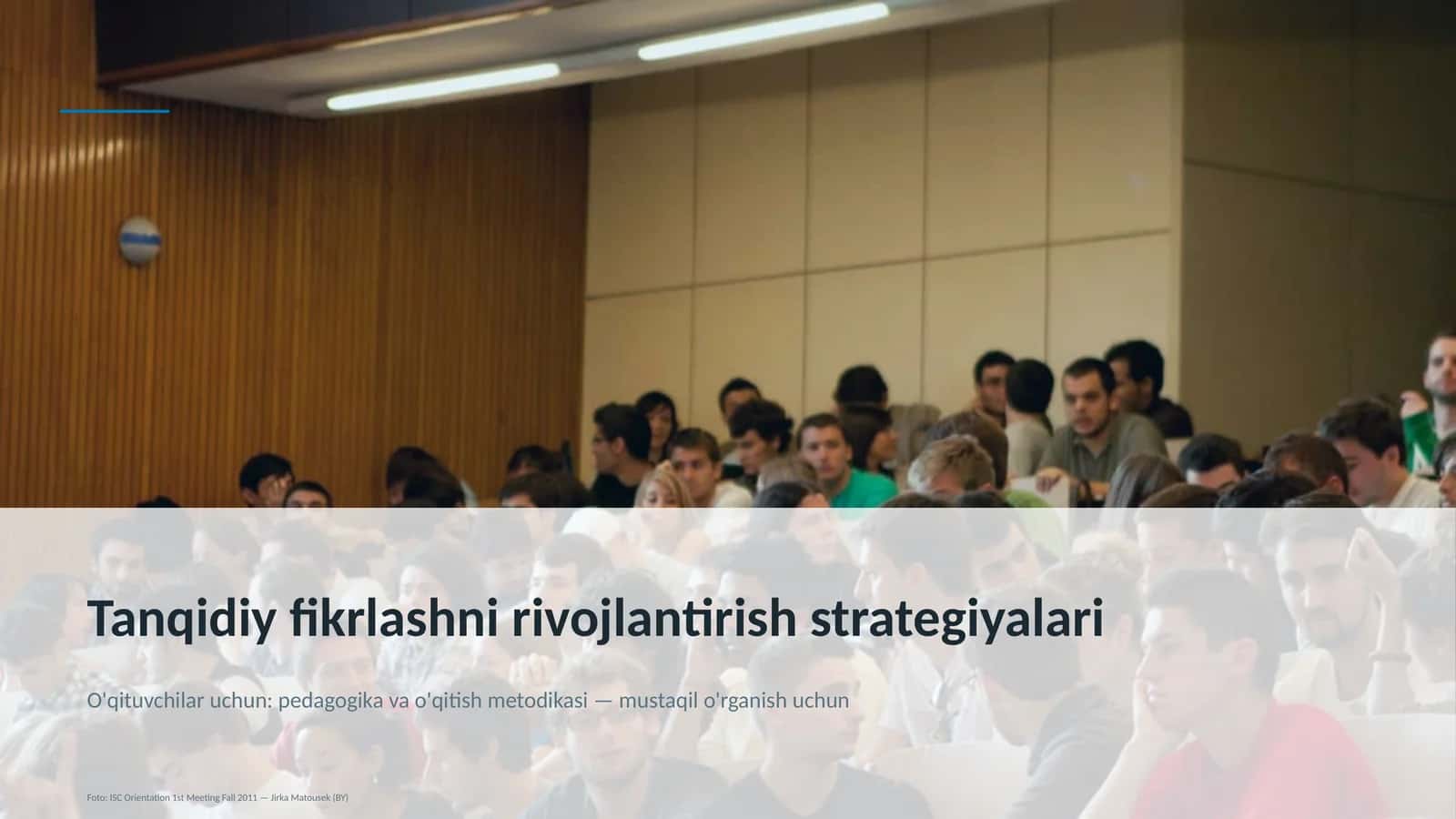 Tanqidiy fikrlashni rivojlantirish strategiyalari