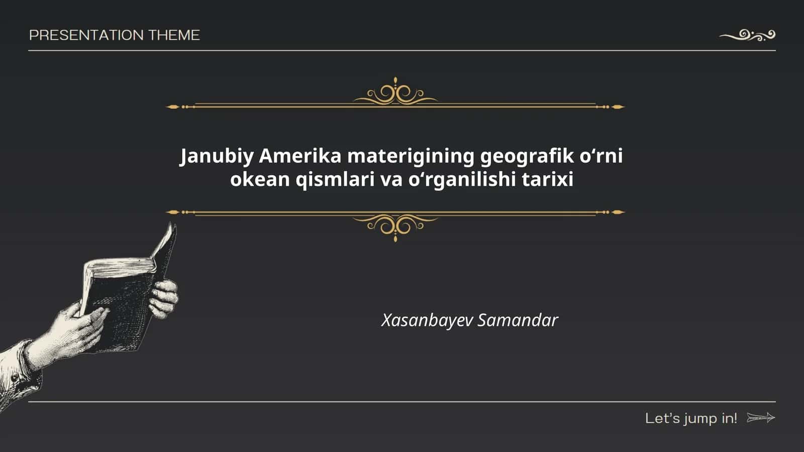 Janubiy Amerika materigining geografik oʻrni okean qismlari va oʻrganilishi tarixi
