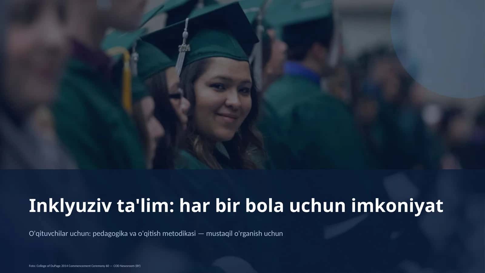 Inklyuziv ta'lim: har bir bola uchun imkoniyat