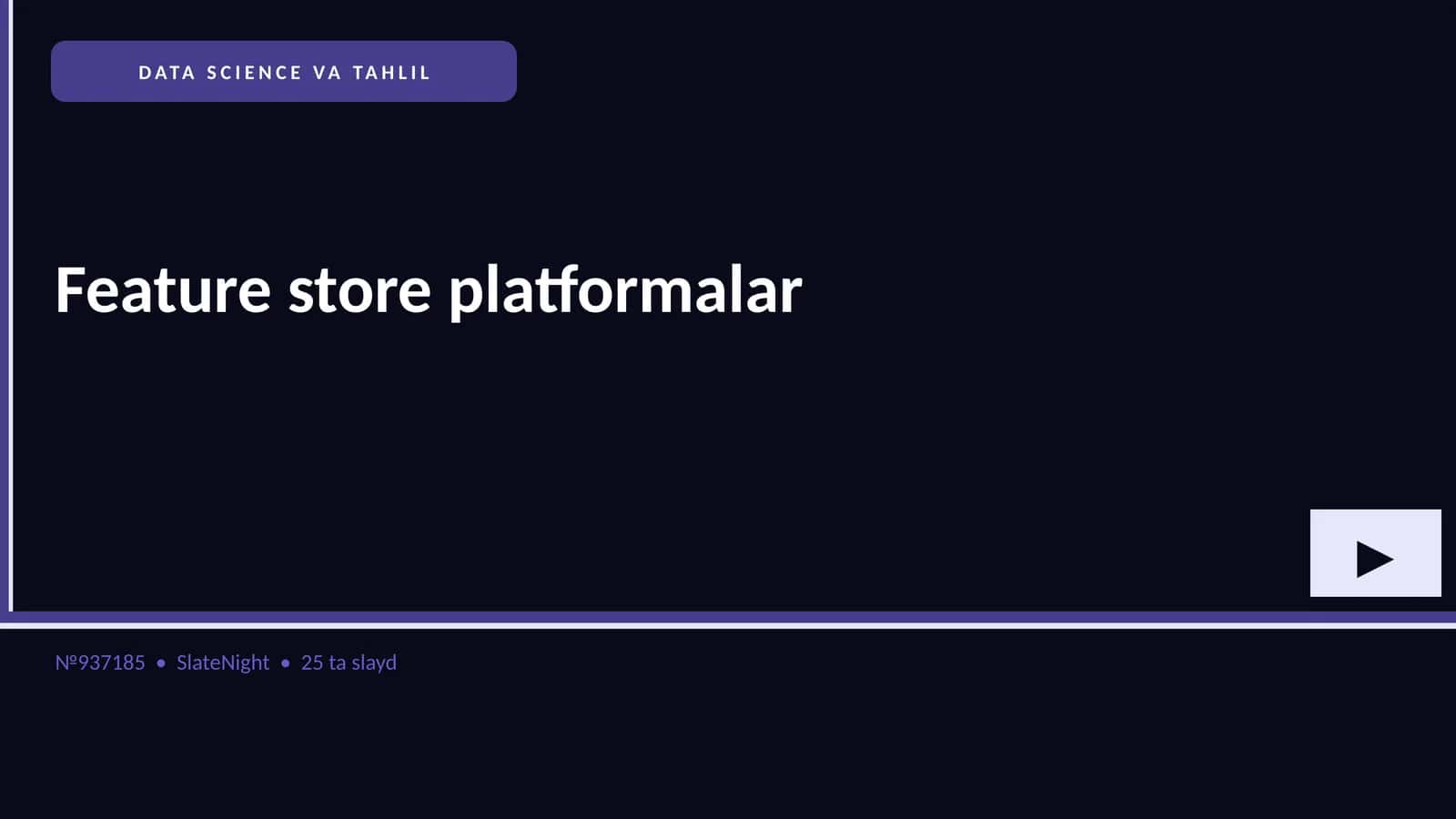 Data Science va Tahlil