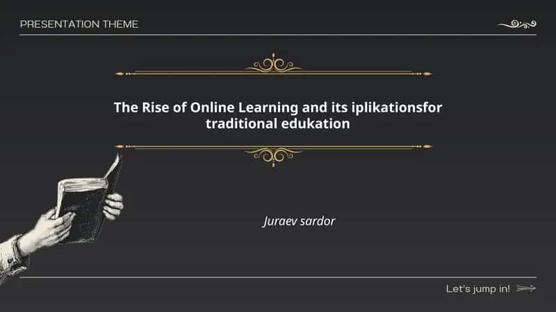 The Rise of Online Learning and its Implications for Traditional Education