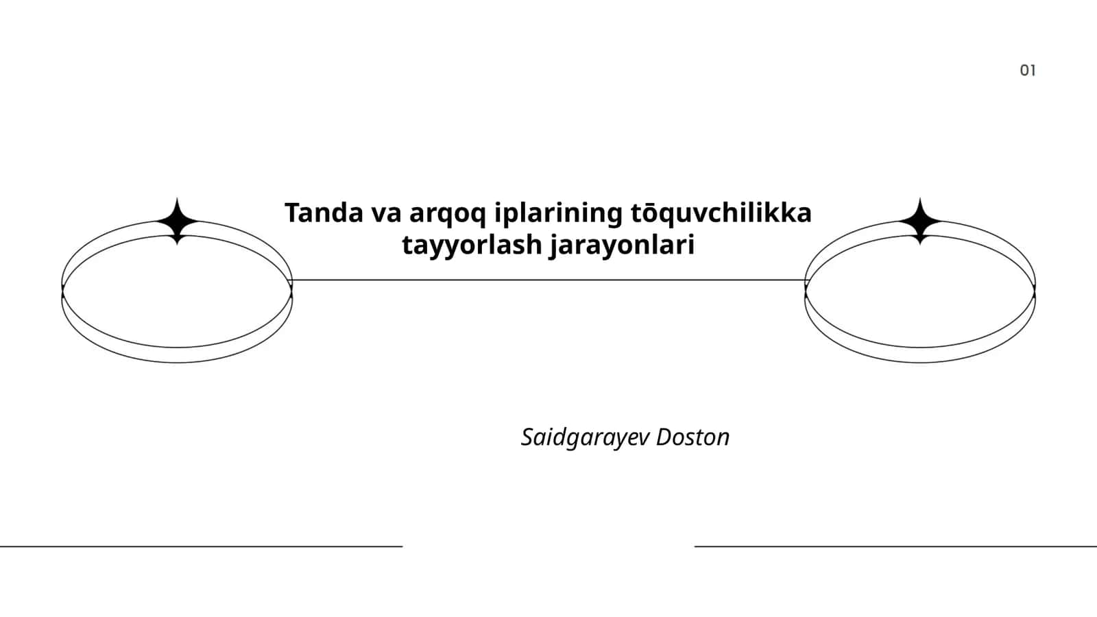 Tanda va arqoq iplarining tōquvchilikka tayyorlash jarayonlari