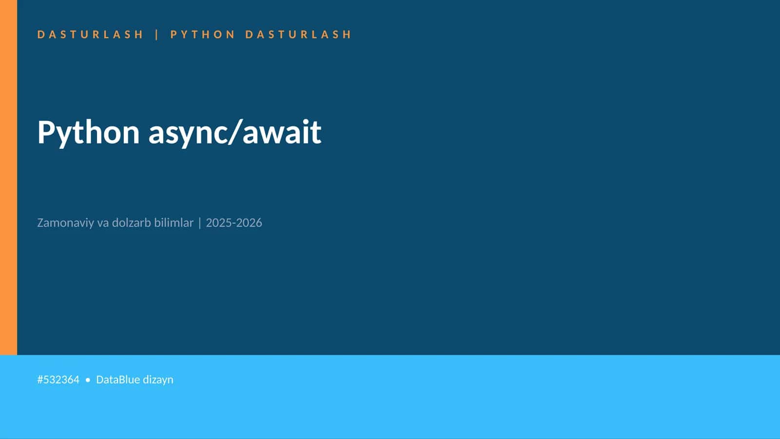 Python async/await