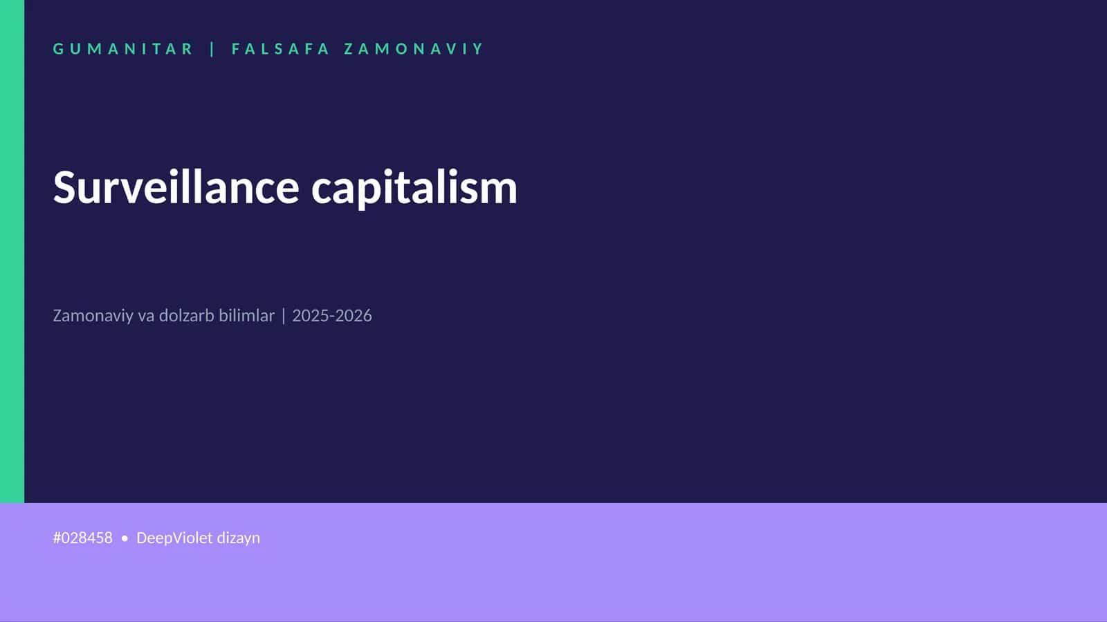 Surveillance capitalism