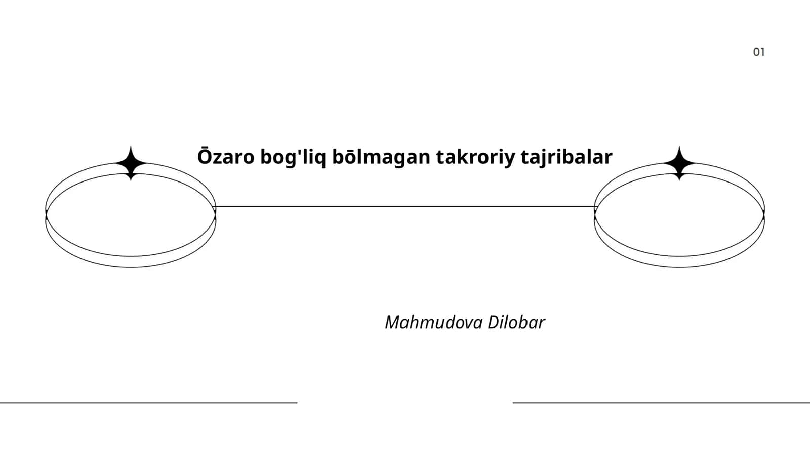 Bernulli tajribalari va ularning xususiyatlari