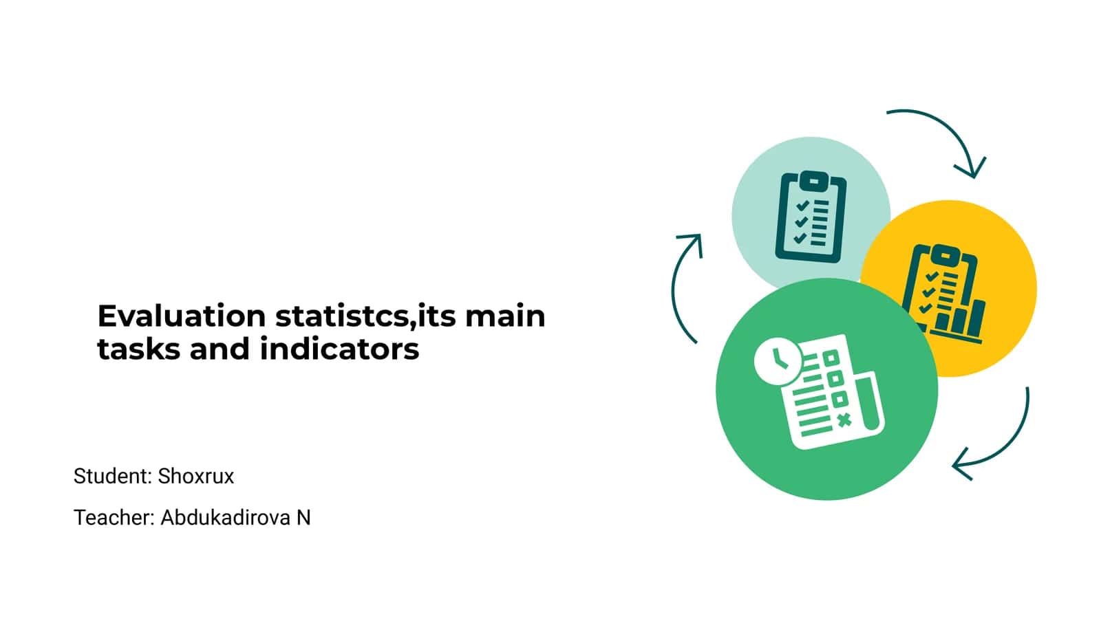 Introduction to Evaluation Statistics