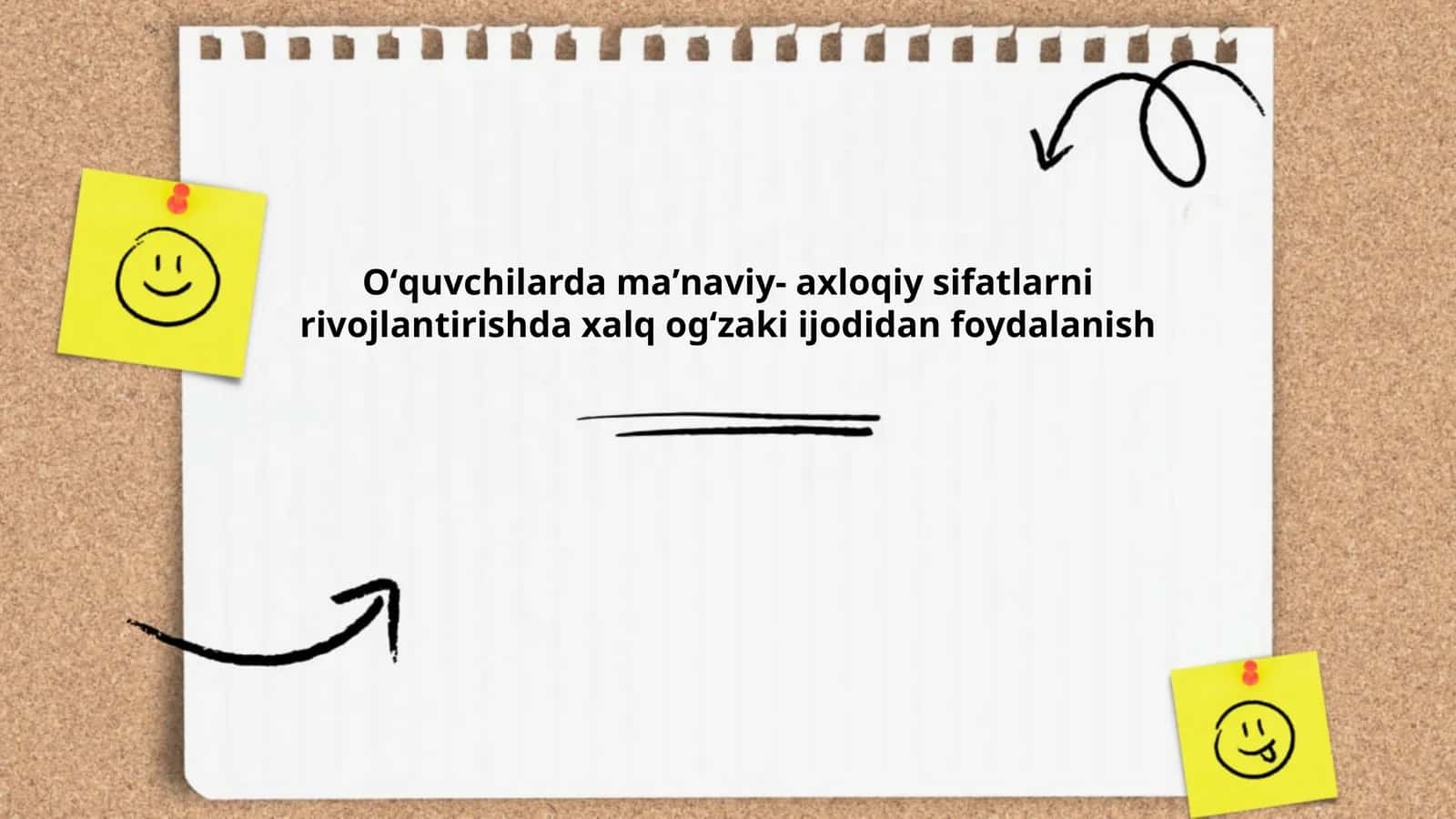 Oʻquvchilarda maʼnaviy- axloqiy sifatlarni rivojlantirishda xalq ogʻzaki ijodidan foydalanish